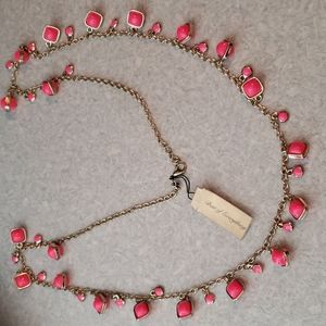 Pink and gold Standout necklace